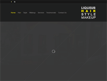 Tablet Screenshot of liqueurforhair.com.au